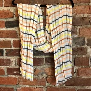 Madewell stripped scarf